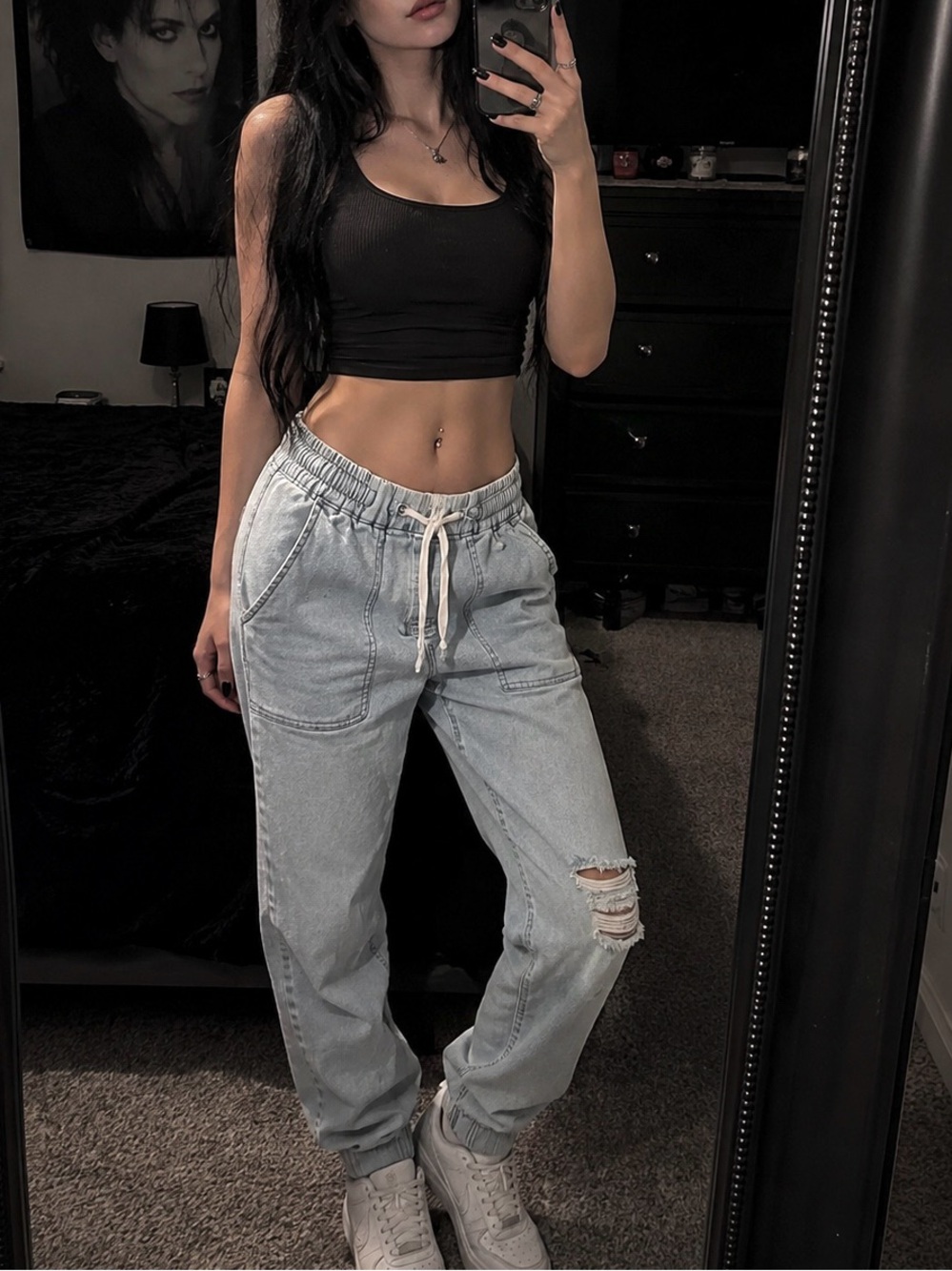 Forever 21 Deadstock Jogger Jeans- Comfy and Bodycon!